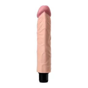 vibratore classico realistico naturale 23 cm rosa cipria