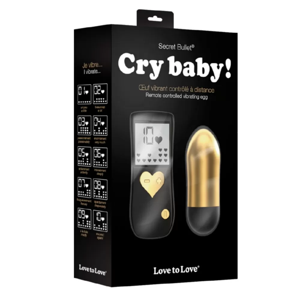 pack ovulo vibrante Cry Baby Gold Edition di Love To Love