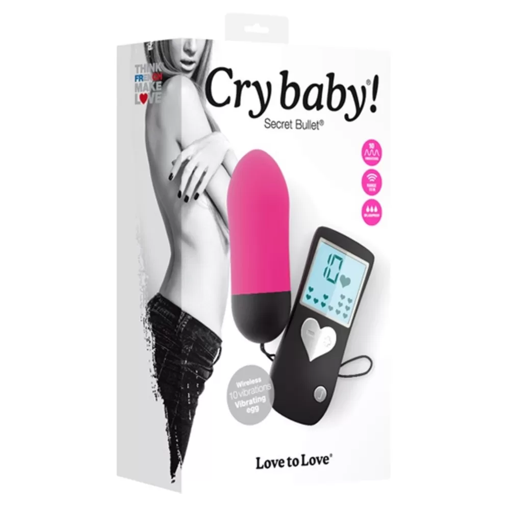 pack ovulo vibrante Cry Baby Fucsia vibratore vaginale donna