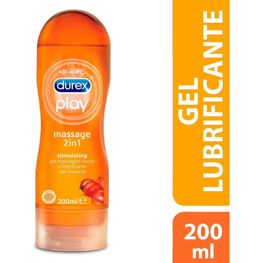 gel lubrificante intimo coppia Massage 2in1 Stimulating Guaranà