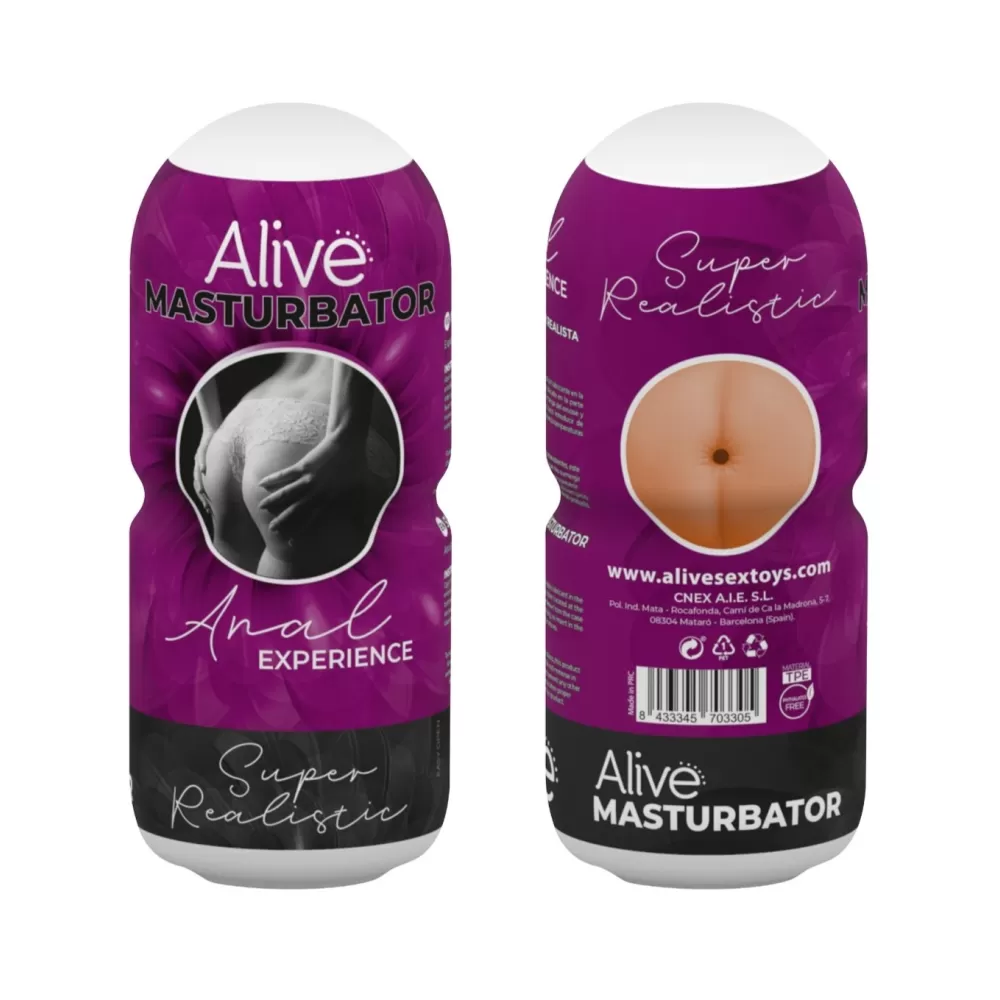Alive masturbatore maschile super realistic The Real Deal Anal