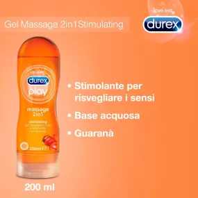 lubrificante corpo massaggi 2in1 al Guaranà Durex