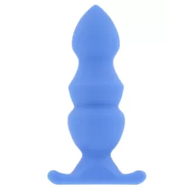 Butt plug anale in silicone Danus Blu 10 cm di ManzzzToys