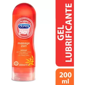 Gel lubrificante Play Durex Massage Sensual 2in1