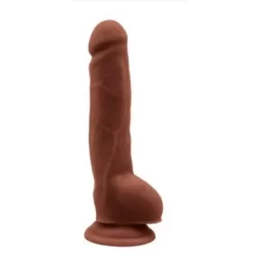 dildo fallo anale vaginale realistico con ventosa marrone Carnal Pleasure Latin