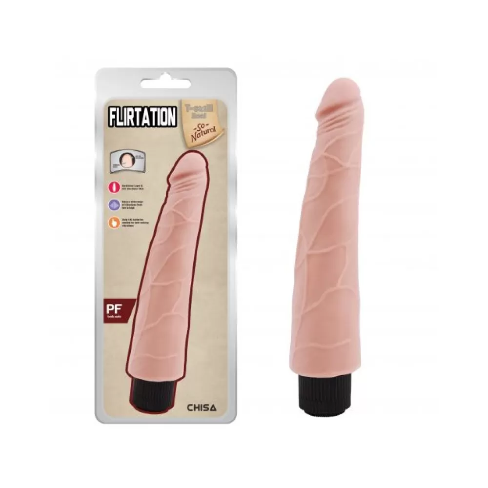 dildo vibrante flesh fallo realistico vibratore donna Flirtation 24 cm