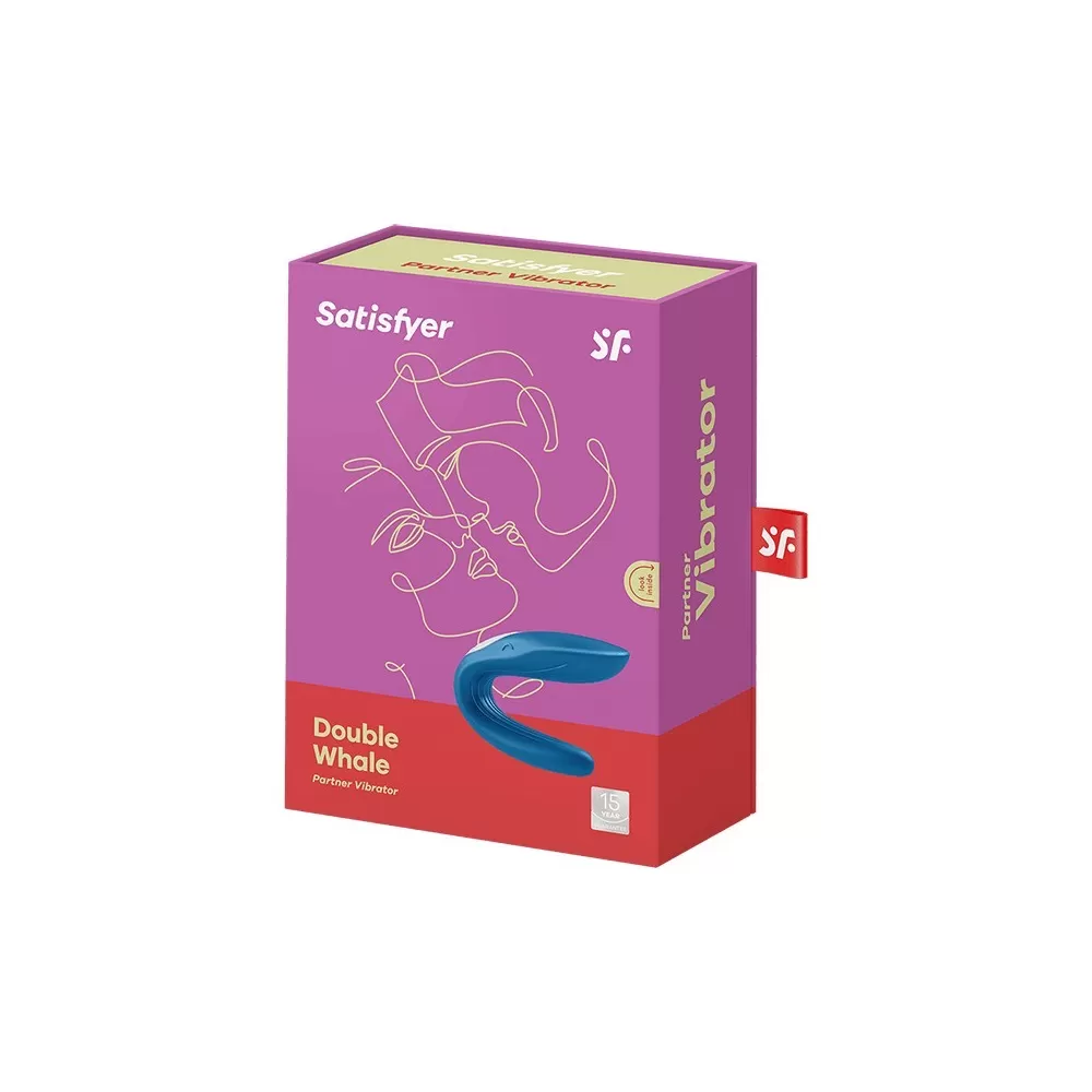 Satisfyer partner Double Whale vibratore per coppie confezione