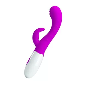 vibratore rabbit stimolazione punto G vagina clitoride di Pretty Love