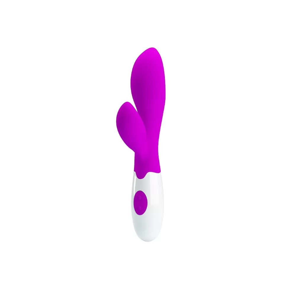 vibratore rabbit viola in silicone medicale