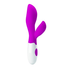 vibratore rabbit stimolazione punto G vagina clitoride di Pretty Love