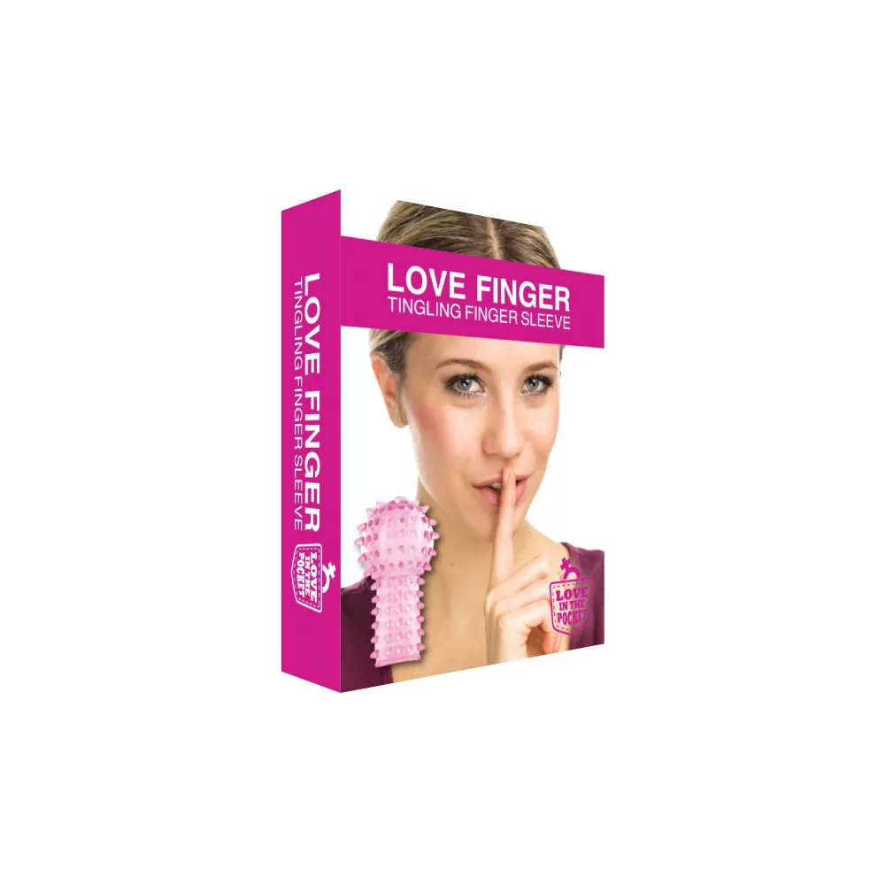 love finger tingling finger sleeve guaina per dita