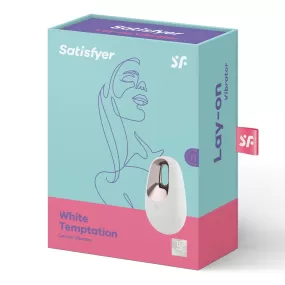 vibratore per clitoride white temptation di satisfyer packaging