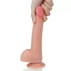 Dual Layered Nature Cock 8 dildo realistico doppia densità 20,5 cm
