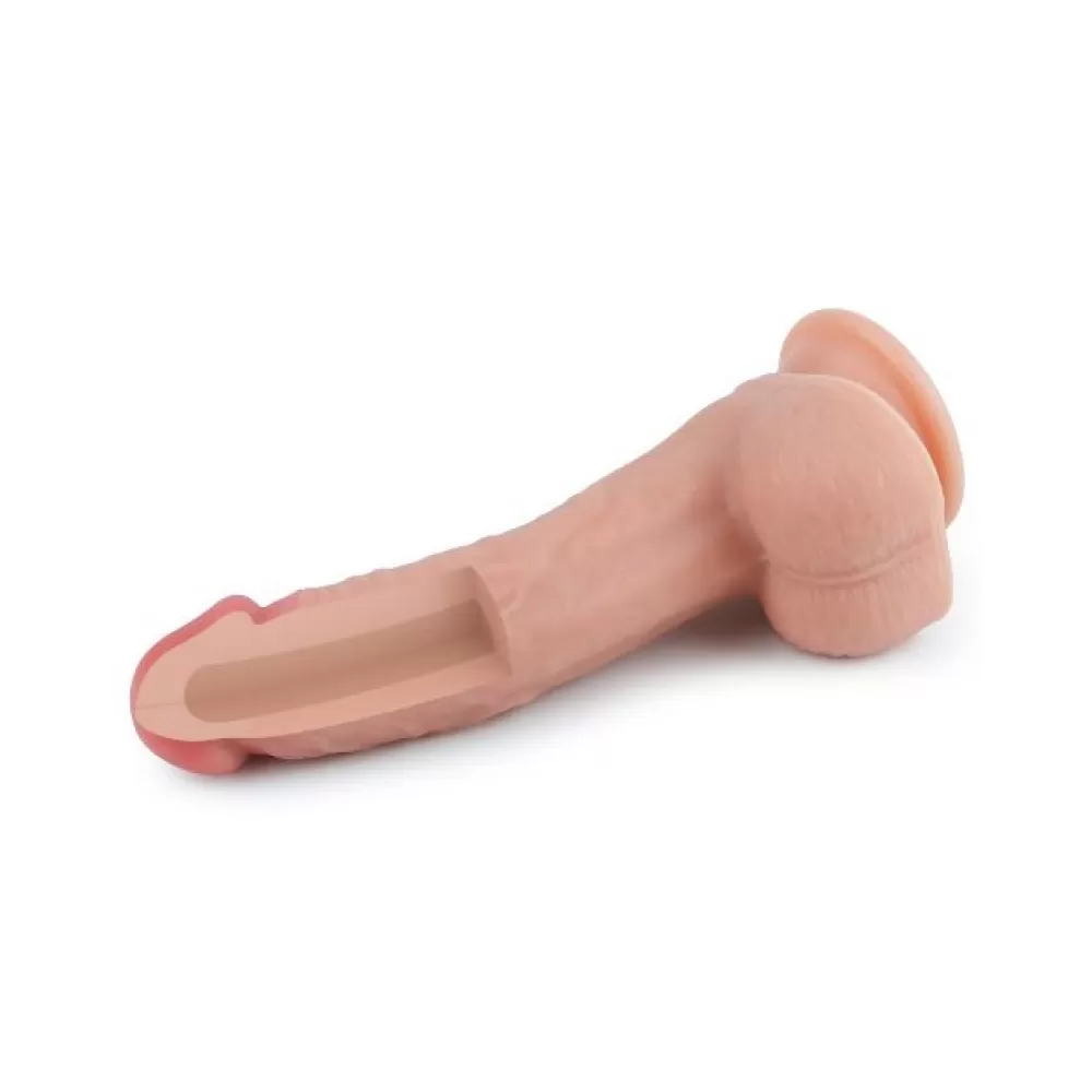 dildo realistico doppia densità dual layered nature cock 8”