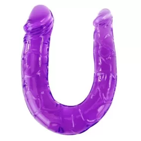 DOPPIO DILDO FLESSIBILE VIOLA BAILE
