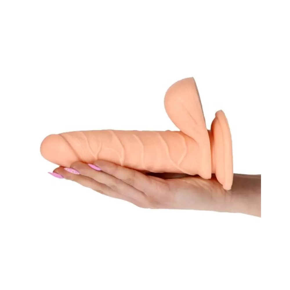 fallo realistico dildo vibrante con ventosa Real Rapture 6.5 flesh