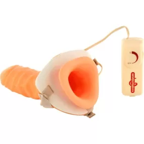 dildo vibrante cavo indossabile con imbracatura regolabile