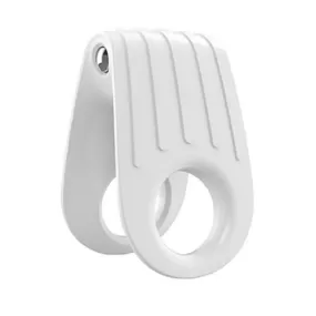 anello fallico vibrante ovo b12 white in silicone