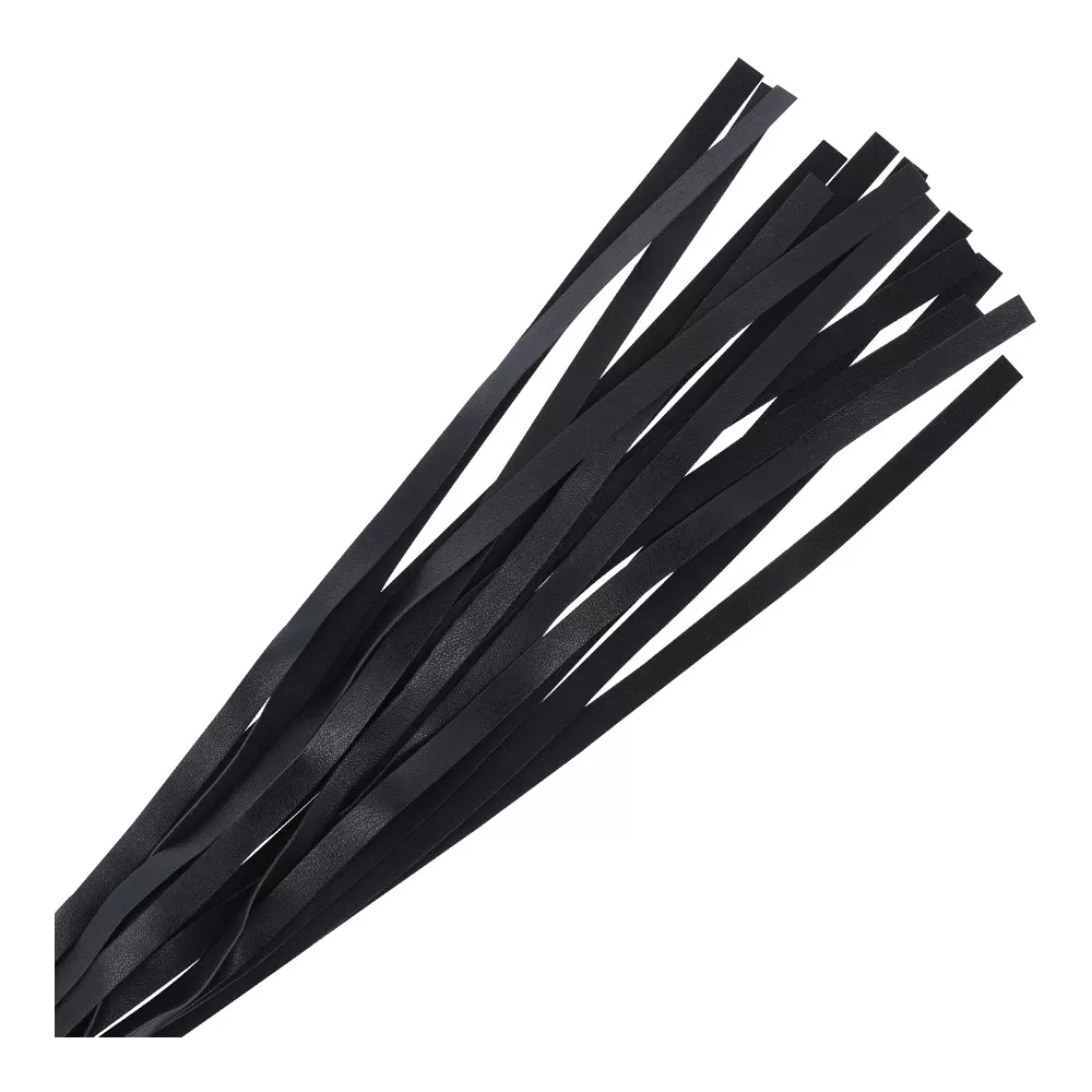 frusta sadomaso fetish frustino con frange Darkness flogger nero