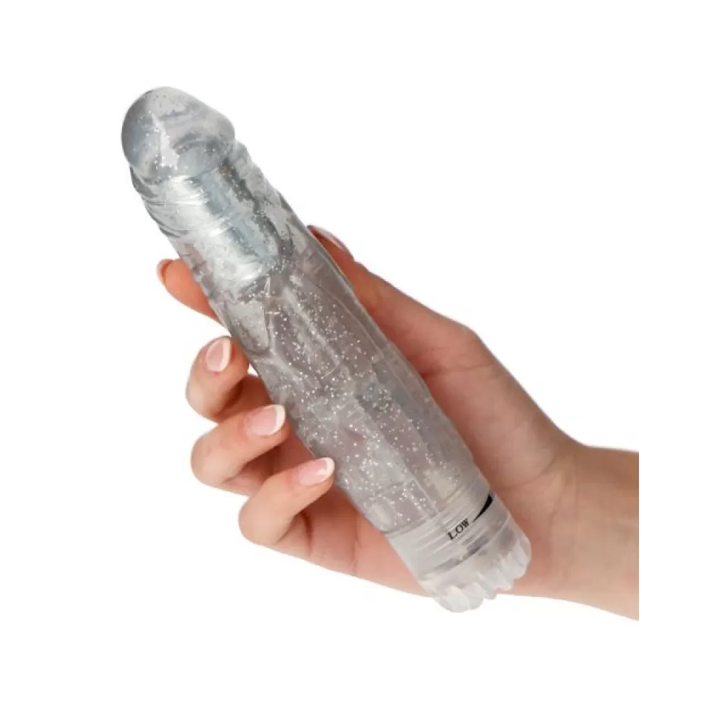 vibratore clitorideo vaginale jammy jelly glitter crushy