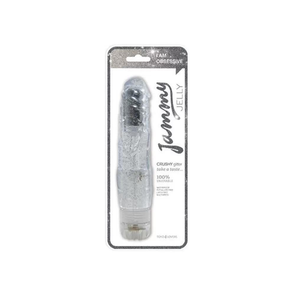 Toyz4lovers Glitter Crushy, vibratore jelly realistico - SexyTentazioni