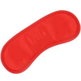 maschera benda occhi Blindfold in raso rosso