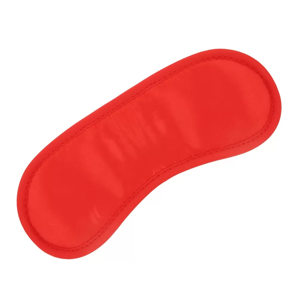 maschera benda occhi Blindfold in raso rosso