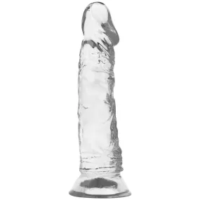 Dildo Realistico trasparente crystal in Jelly con ventosa XRay 19 cm
