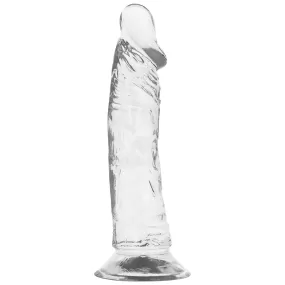 Dildo Realistico trasparente crystal in Jelly con ventosa XRay 19 cm