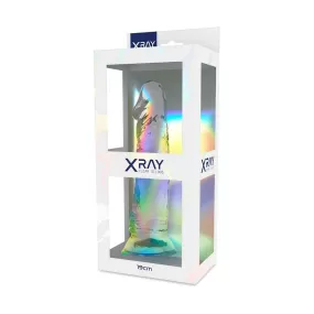 Dildo Realistico trasparente crystal in Jelly con ventosa XRay 19 cm