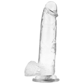 Dildo Jelly Trasparente Realistico a ventosa XRay Clear Crystal 22cm