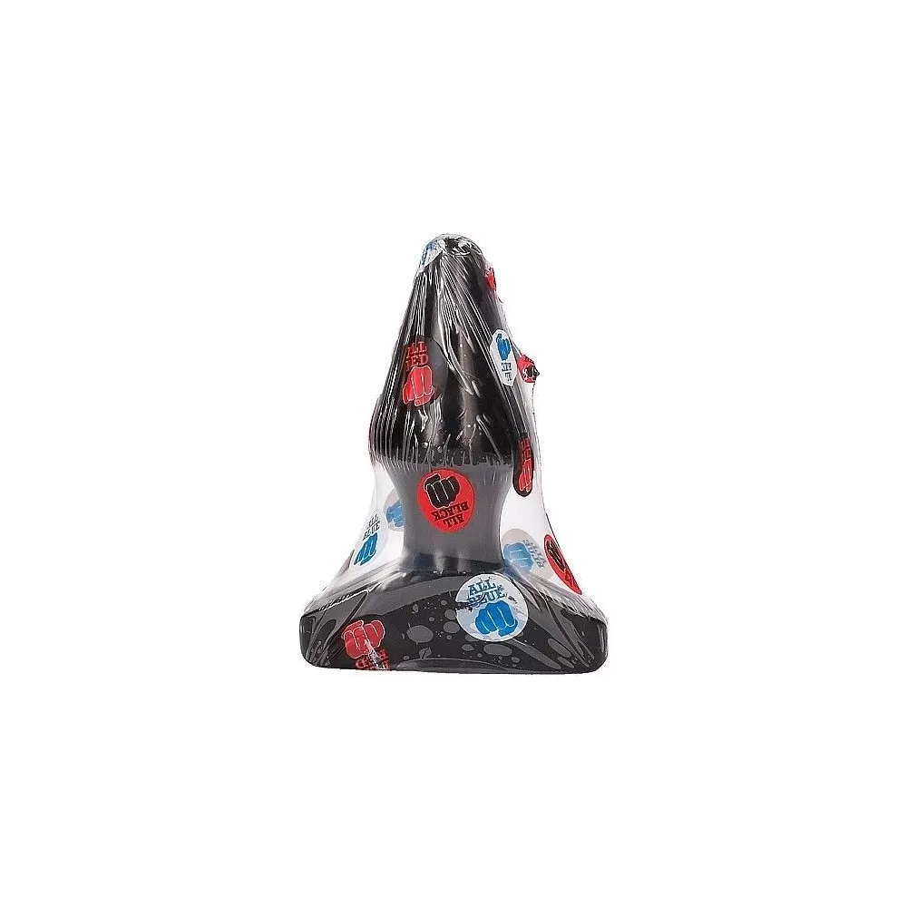 GRANDE DILDO ANALE A CUNEO NERO IN SILICONE