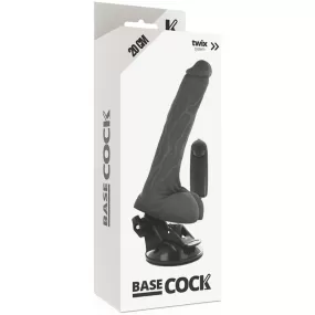 dildo vibratore con ventosa regolabile fallo indossabile BaseCock