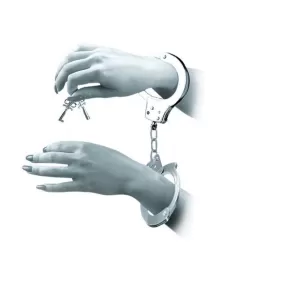 sexy manette in acciaio bondage fetish fantasy