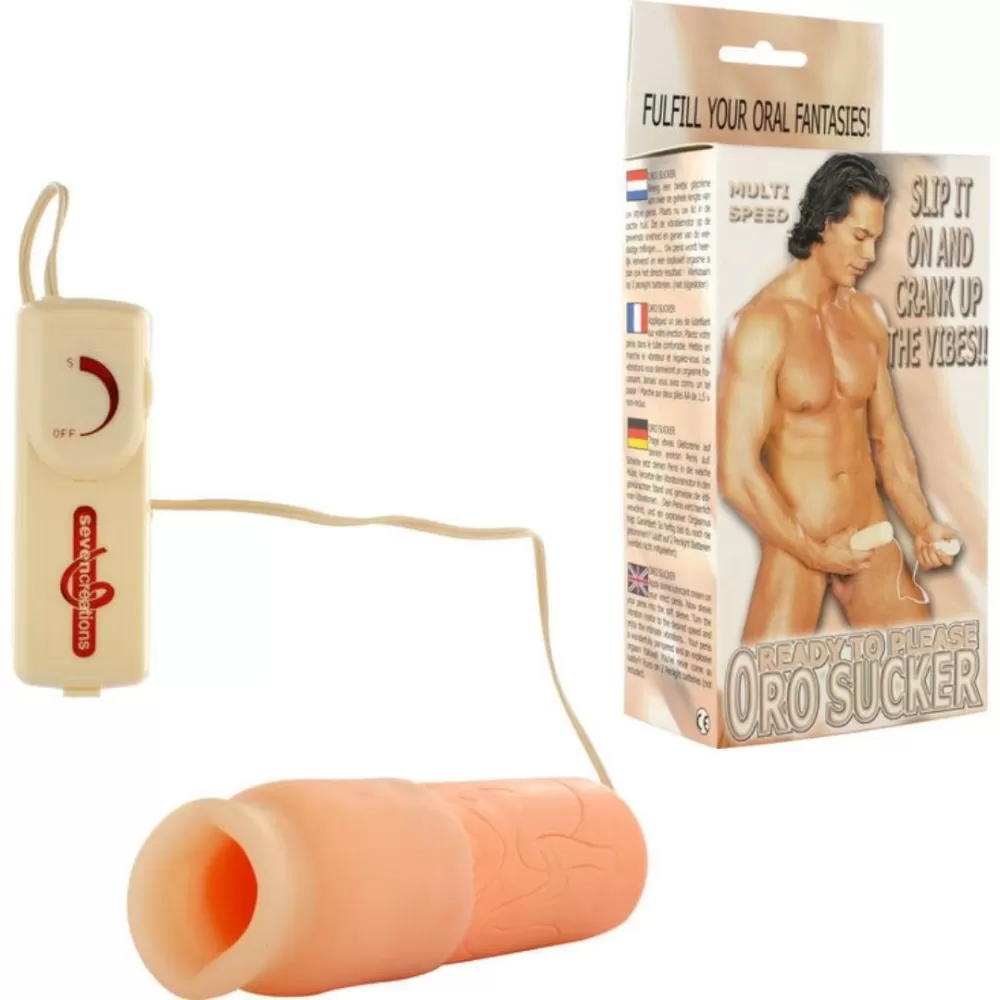 masturbatore maschile vibrante realistico per sesso orale