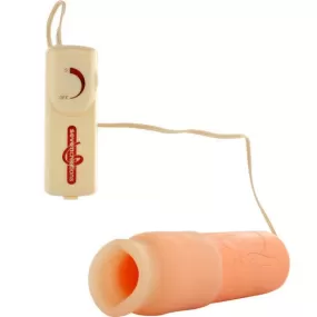 MASTURBATORE PER UOMO CON VIBRATORE SIMULATORE DEL POMPINO