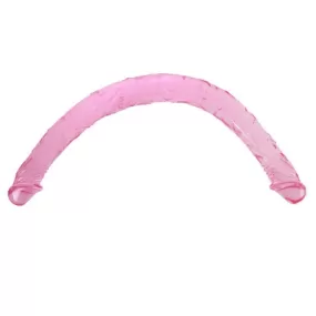 doppio dildo in jelly viola lunghezza 44,5cm