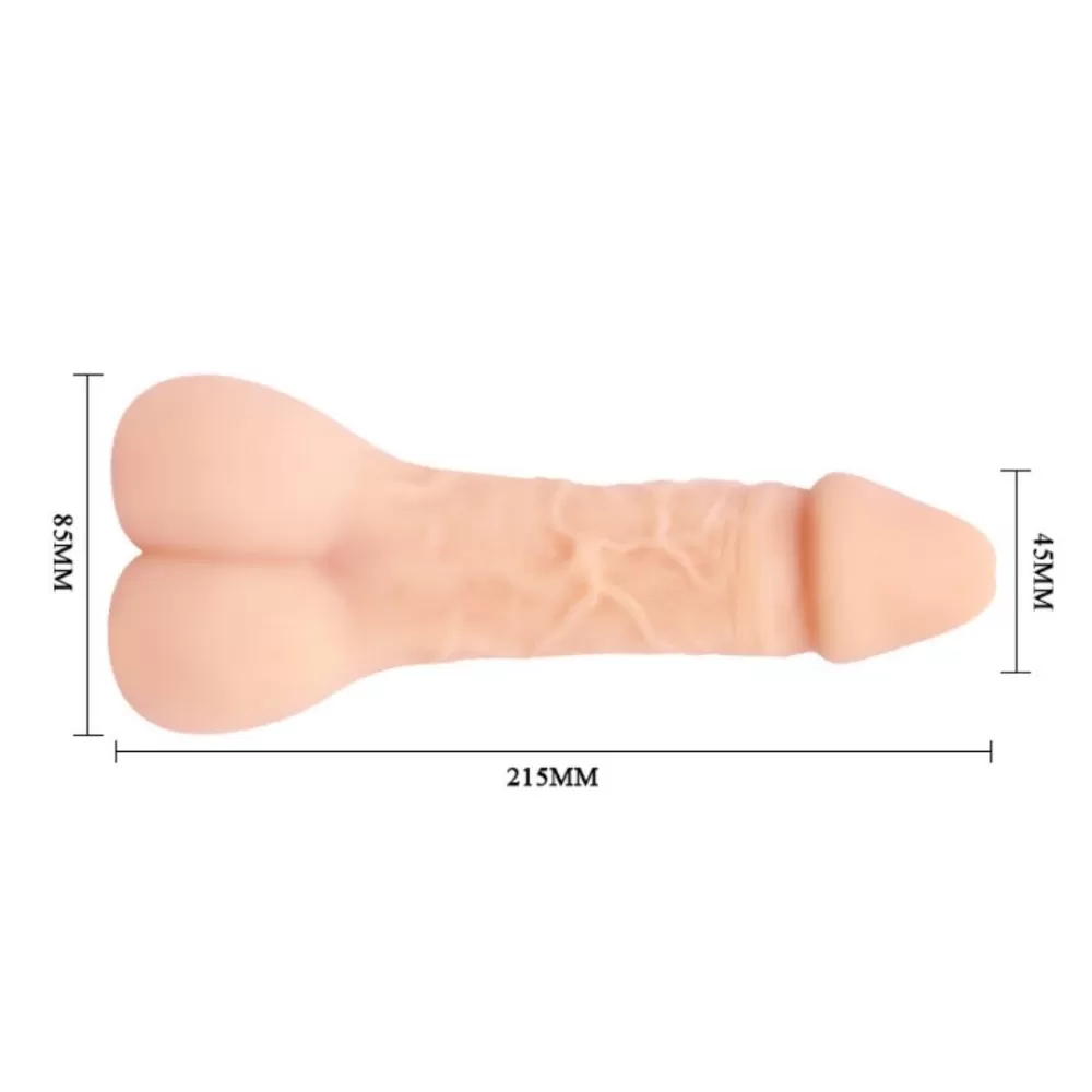 masturbatore ano sedere con dildo fallo realistico indossabile