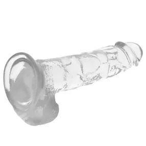 dildo con ventosa fallo realistico trasparente