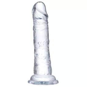 DILDO REALISTICO IN JELLY TRASPARENTE CON VENTOSA