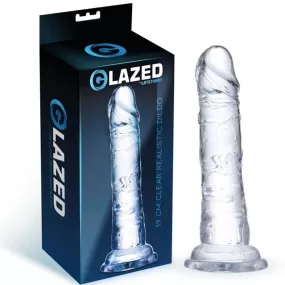 dildo anale vaginale fallo realistico a ventosa in jelly trasparente