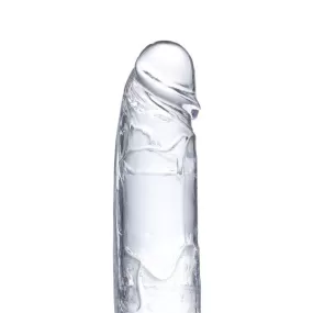dildo realistico con ventosa in Jelly crystal 15,5cm