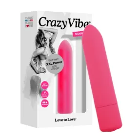 vibratore clitoride bullet vibrante Crazy Vibe Fucsia