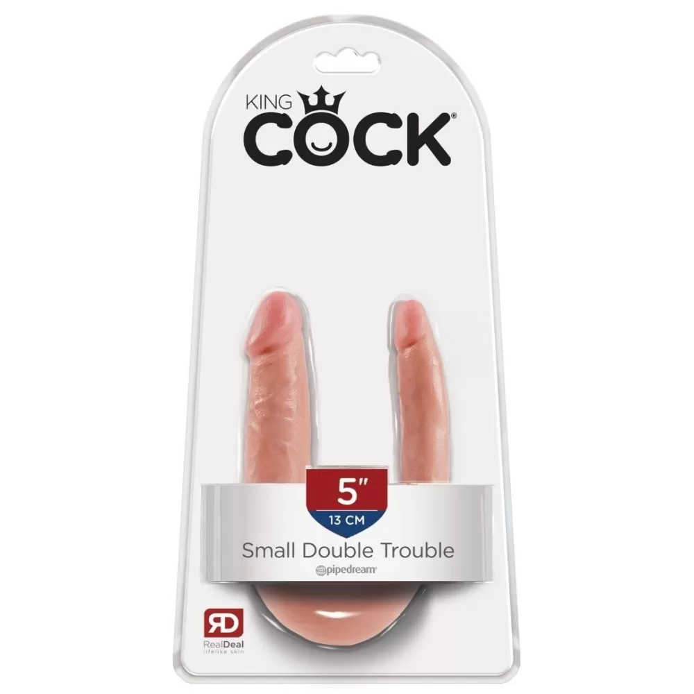 King Cock Small Pipedream doppio dildo