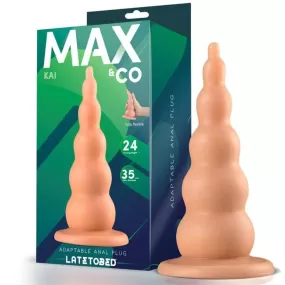 Kai maxi dildo con sfere plug anale 24 cm