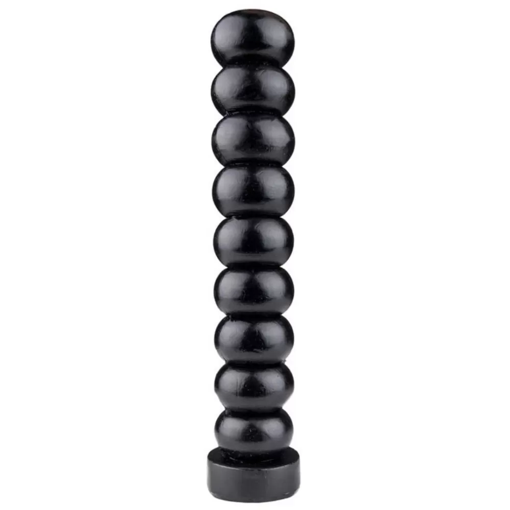 dildo grande plug nero maxi catena anale lunga 27 cm