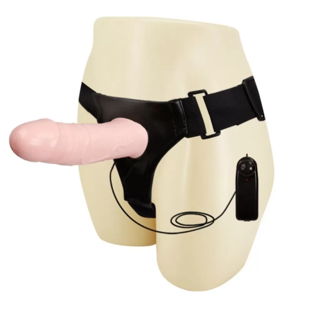 vibratore dildo realistico indossabile cavo