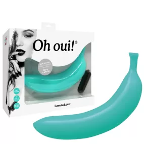 Oh Oui! dildo bullet vibrante forma di banana vibratore donna