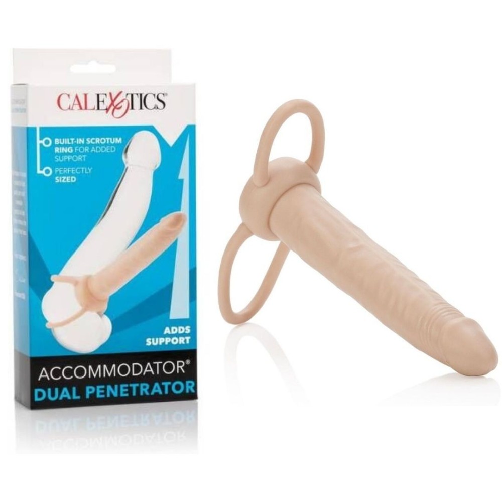 Calex Dual Penetrator Strapon dildo indossabile fallo realistico flesh