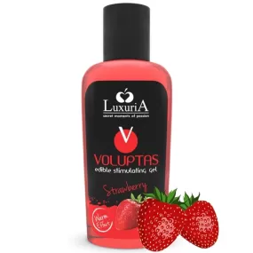 LUXURIA VOLUPTAS GEL STIMOLANTE ALIMENTARE EFFETTO CALORE - FRAGOLA 100ml